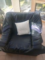 Kunstleder Couch 1-Sitzer und 2-Sitzer schwarz lila Bayern - Eching (Kr Freising) Vorschau