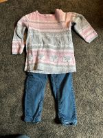 Mädchen Outfit Größe 98 Jeans und Pullover Niedersachsen - Kirchlinteln Vorschau