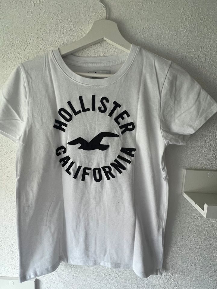 T-Shirt Hollister weiß - Größe S in Waldershof