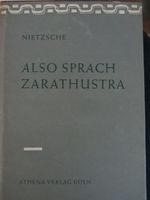 Nietzsche -  Also sprach Zarathustra ca. von 1950 Baden-Württemberg - Wendlingen am Neckar Vorschau