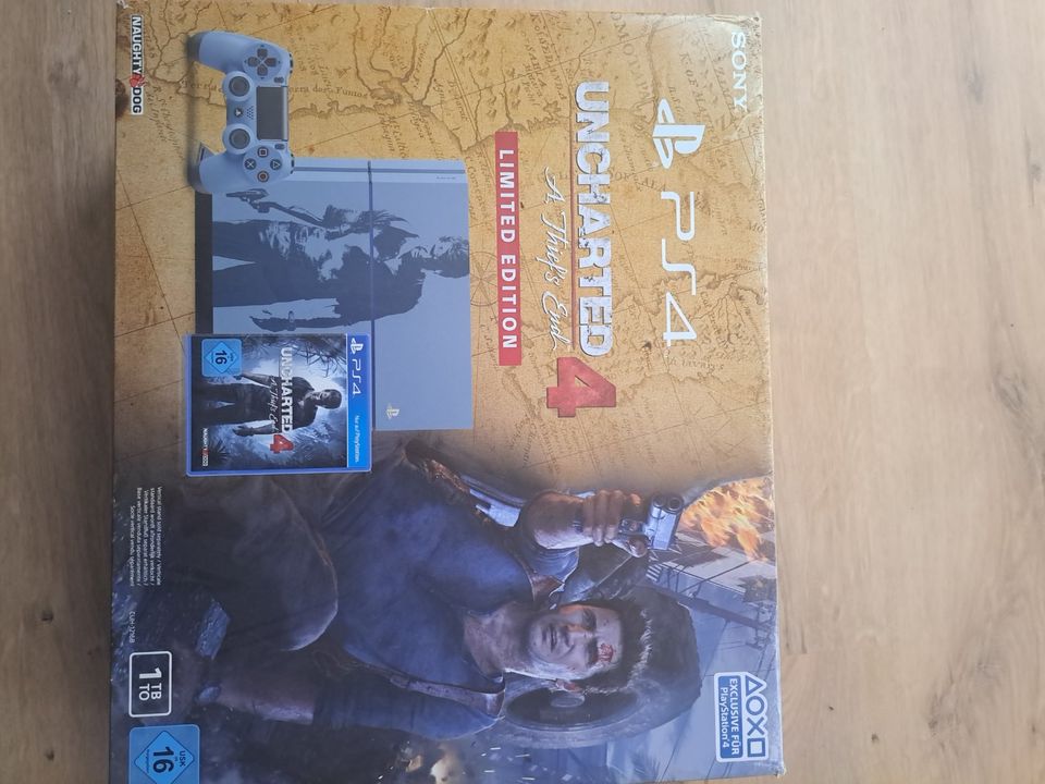 Playstation 4 1TB Grau Limited Edition Uncharted 4 in Neustadt-Glewe