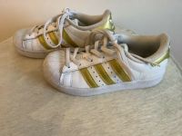 ❤️‍Adidas Turnschuhe Superstar weiß Gold 28 Streifen ❤️‍ Bayern - Kolbermoor Vorschau