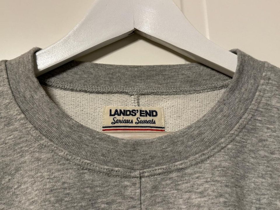 Sweat-Shirt von Lands` End, grau in Solingen