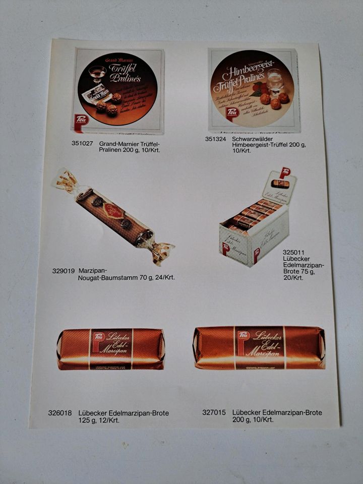 Werbung Schokolade Süßigkeiten 70er in Lörrach