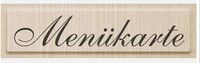 Holz-Stempel Menükarte 9 x 2,5 cm Konfirmation Hochzeit Taufe Niedersachsen - Bockhorn Vorschau