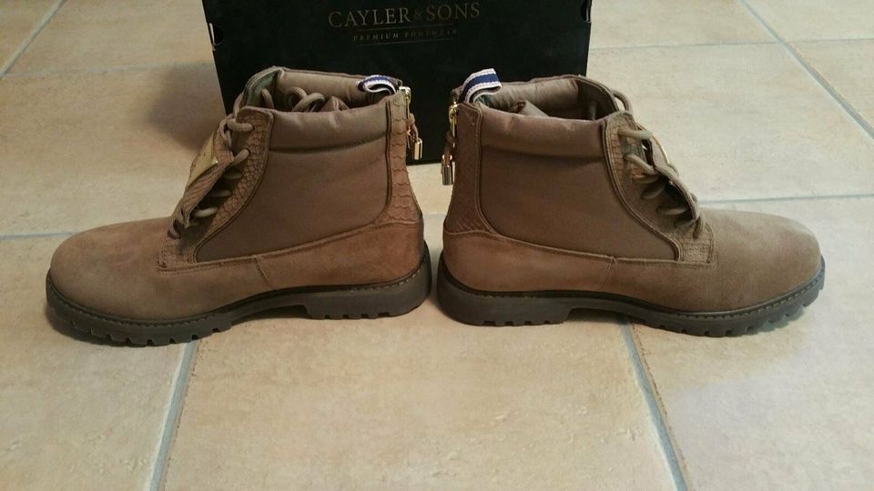 C&S CAYLER & SONS BOOTS HIBACHI GR. 44.5 NEU SHINDY Winterstiefel in Lenting