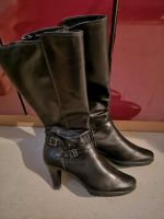 Schaft-Stiefel Leder mit Absatz Gr. 38/39 Bayern - Vilsheim Vorschau