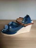 Sommerkind Sandalen Sandaletten mit Keilabsatz Wedges blau Gr.39 Bayern - Ebermannstadt Vorschau