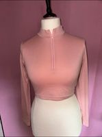 langärmeliges crop top rosa mit reisverschluss Dortmund - Hörde Vorschau