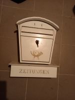 Historischer Briefkasten weiß mit Zeitungsfach Rheinland-Pfalz - Nieder-Olm Vorschau