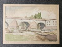 Original Aquarell über Bleistift von Andreas Bernhard Söhngen Frankfurt am Main - Sachsenhausen Vorschau