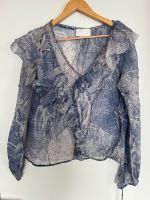 H&M Concious Bluse Print blau weiß Größe 36 Rheinland-Pfalz - Bad Kreuznach Vorschau