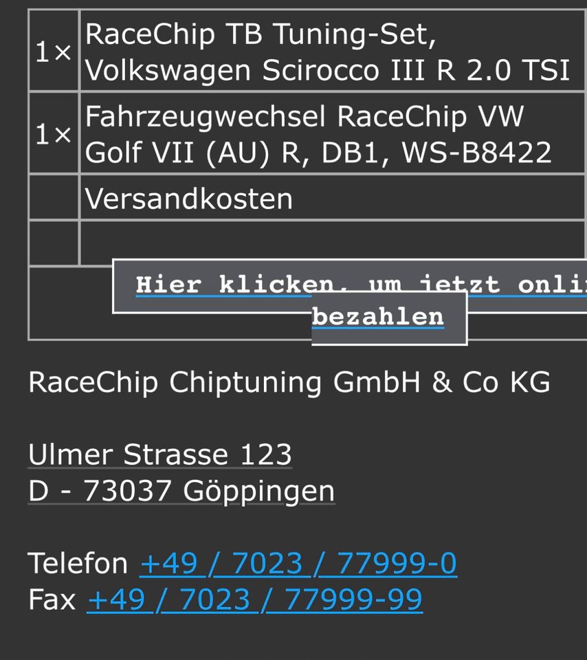 Racechip Golf VII R in Braunschweig