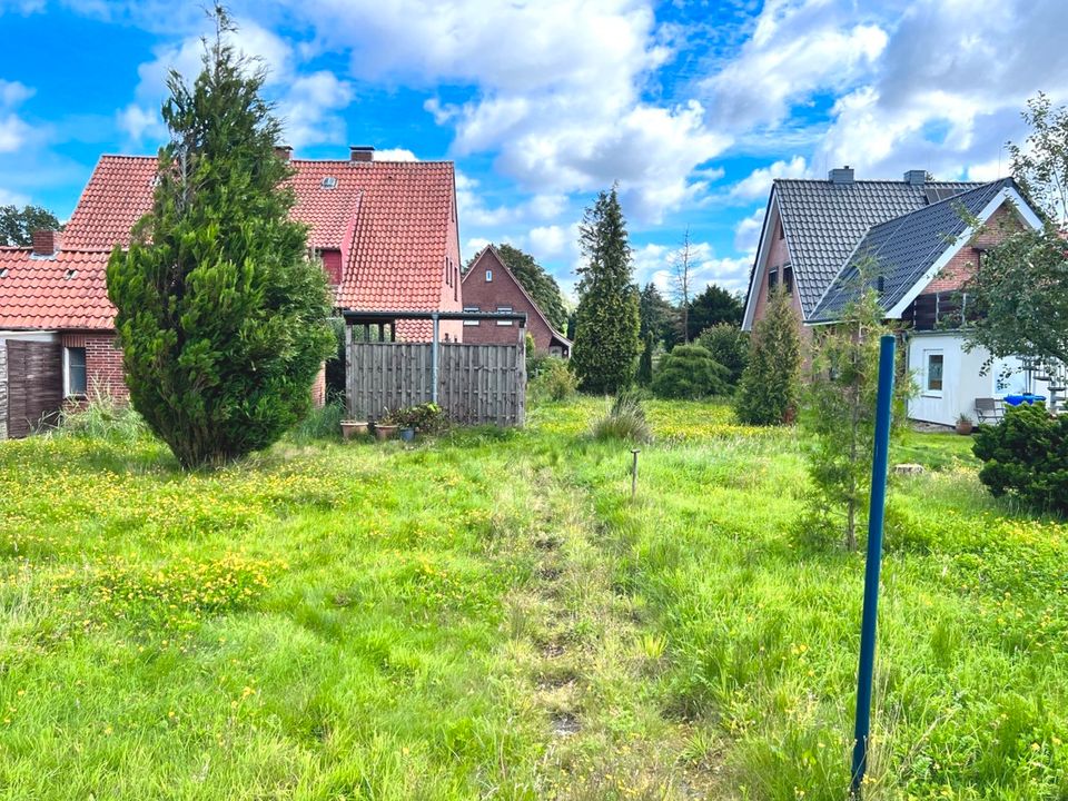 PURNHAGEN-IMMOBILIEN -  Sanierungsbedürftige Doppelhaushälfte auf Erbpachtgrundstück in Warfleth in Berne