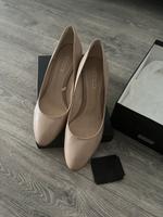 Massimo Durti Pumps Schuh high heel 40 beige nude Leder Hessen - Mühlheim am Main Vorschau