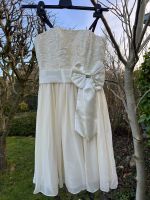 Kleid kurz dodenhof weiß creme elegant Gr 34 XS Laona schulterfr Schleswig-Holstein - Großenaspe Vorschau