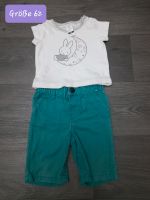 Babykleidung, T shirt und Hose Größe 62 Hase Niedersachsen - Lunestedt Vorschau