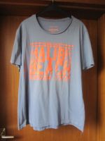 Herren T-Shirt, Kurzarm, GrößeXL, Farbe hellblau orangen Aufdruck Bayern - Altomünster Vorschau