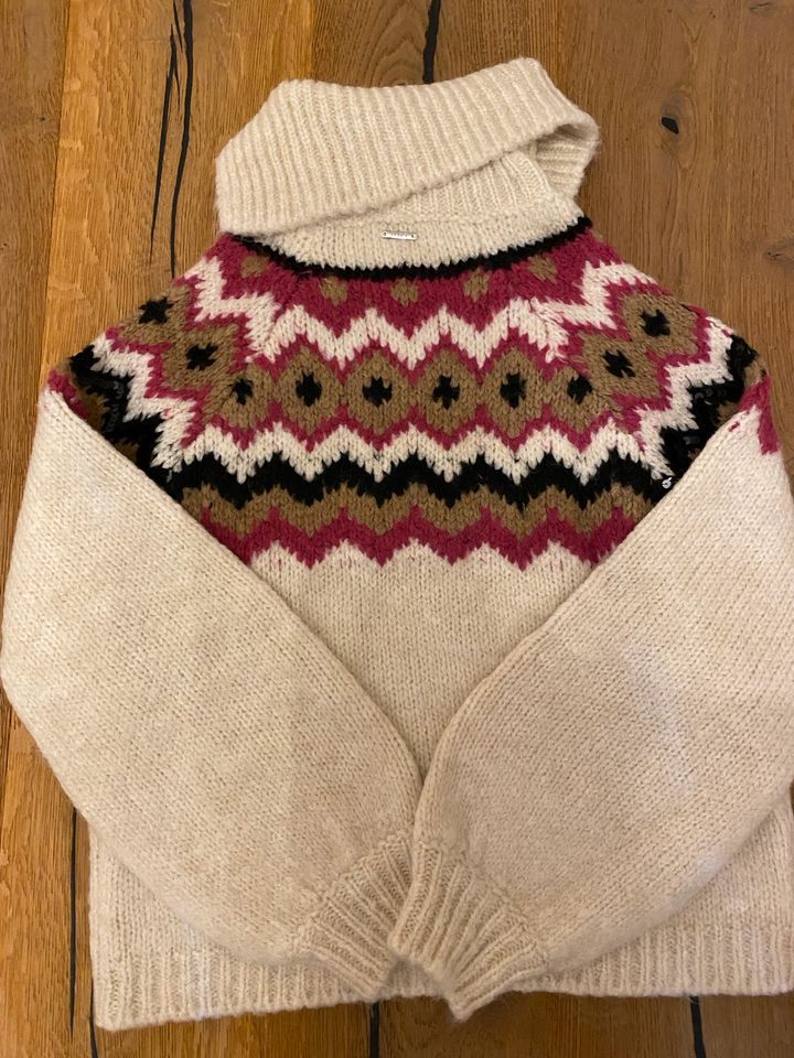 *Liu Jo* Rollkragenpullover Gr. XS, Creme, Neuwertig in Reisbach