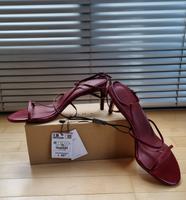 *ZARA* Echt Leder Riemchen-Sandalen Bordeaux 39 NP49,95€ NEU! Bayern - Ingolstadt Vorschau