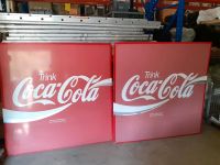 Coca Cola Werbeschilder 1,64m x 1,64m Werbeartikel Hessen - Spangenberg Vorschau