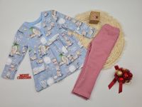 Weihnachtsset Tunika und Leggings Marshmallows Gr. 86 Thüringen - Sonneberg Vorschau