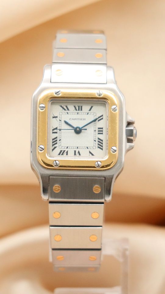 Cartier Santos Automatik Herrenuhr 0902 Box + og. Papiere in Düsseldorf