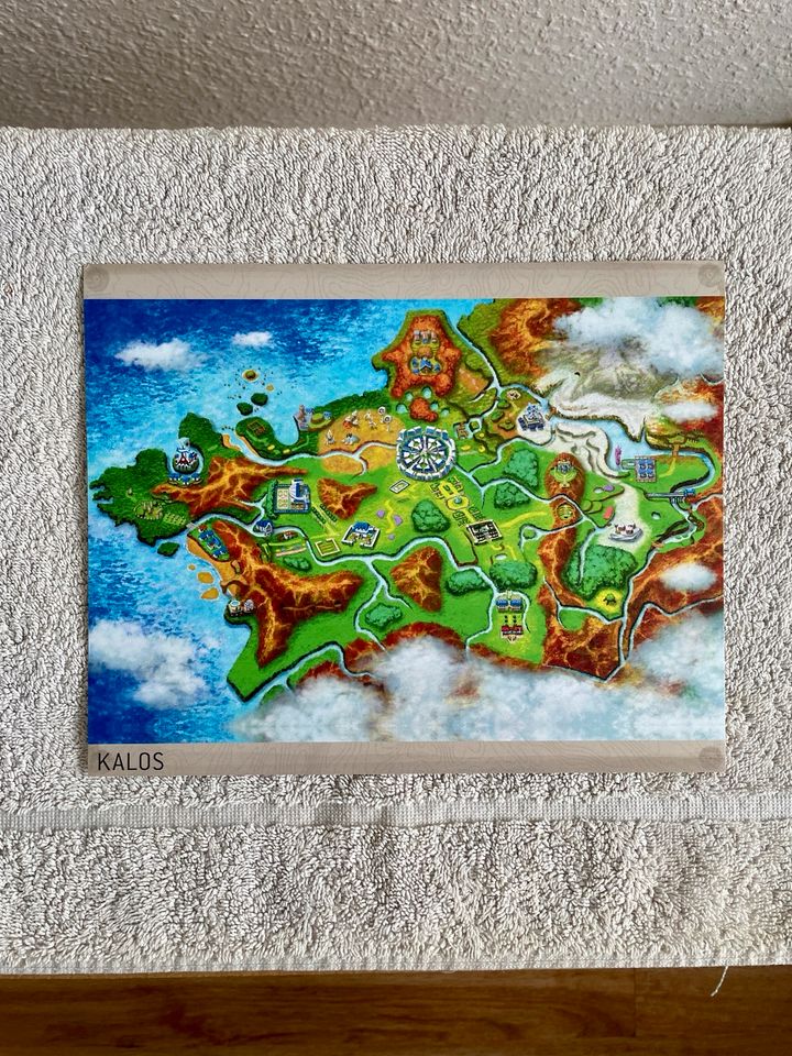 Pokemon Center Region Maps Poster / Print - Johto, Hoenn, Sinnoh in Berlin