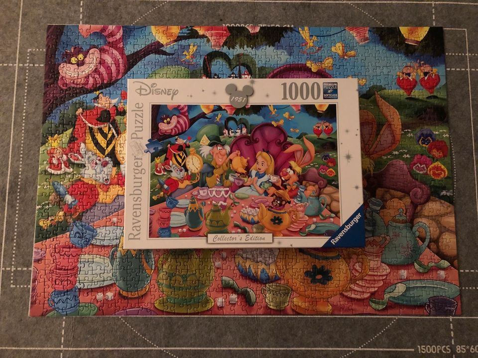 Ravensburger Puzzle Disney Alice im Wunderland 1000 Teile in Liebenwalde