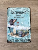Dackel Blechschild - retro vintage nostalgie Dachshund Sachsen - Zwickau Vorschau
