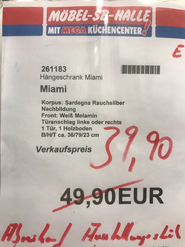 Hängeschrank, Schrank statt 49,90 €* in Reichenbach (Vogtland)