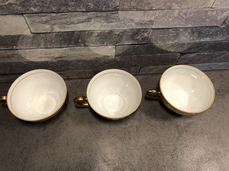 Teeservice goldfarbig aus Omas Vitrine Bareuther 100 Jahre in Dortmund