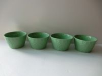 4 große Porzellan-Dipschalen, grün m. Musterung, ⌀ 10 cm, H 6 cm Rheinland-Pfalz - Mainz Vorschau