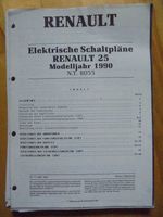 Renault R25 1990 Elektrische Schaltpläne Youngtimer Literartur Hessen - Haina Vorschau