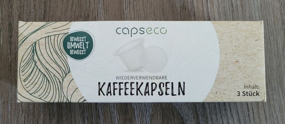 CAPSECO wiederverwendbare Kaffeekapseln Nespresso nachhaltig in Flensburg