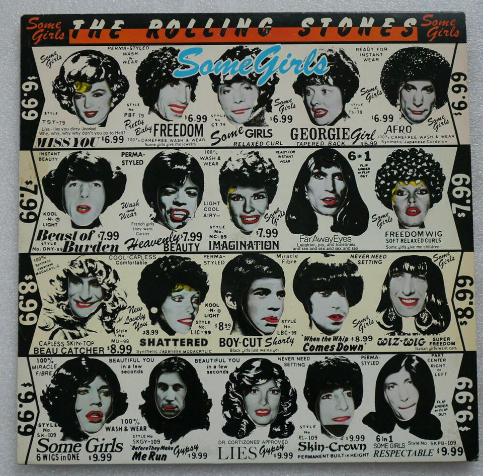 LP The Rolling Stones Some Girls USA 1978 uncensored in Caputh