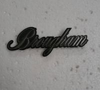 CADILLAC Brougham Schriftzug Emblem Logo Alu Sachsen - Niederwiesa Vorschau