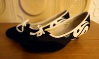 Halbschuhe DOCKERS Gr. 38 schwarz/weiß Nordrhein-Westfalen - Mönchengladbach Vorschau
