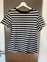 Baumwoll Tshirt schwarzweiß Streifen Gr. M Nordrhein-Westfalen - Langenfeld Vorschau