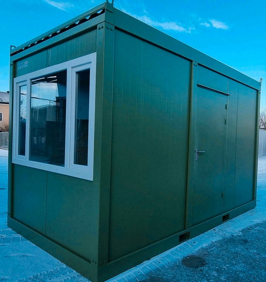 ✨ ANGEBOT - JETZT GÜNSTIG & NEU KAUFEN ✨ Containermodul mit Fenstern zum Wohnen & Arbeiten - Bürocontainer Wohncontainer Baucontainer Baustellencontainer Neuware Besprechungsraum Büroraum Tiny House in Brunnen