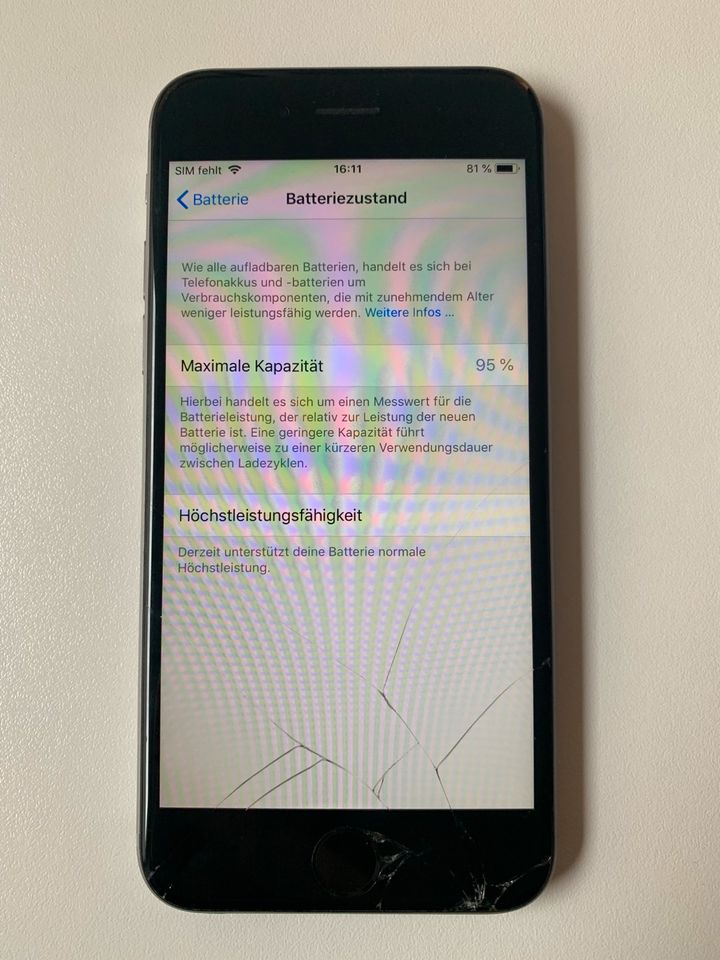 iPhone 6 64GB Silber in Mülheim (Ruhr)