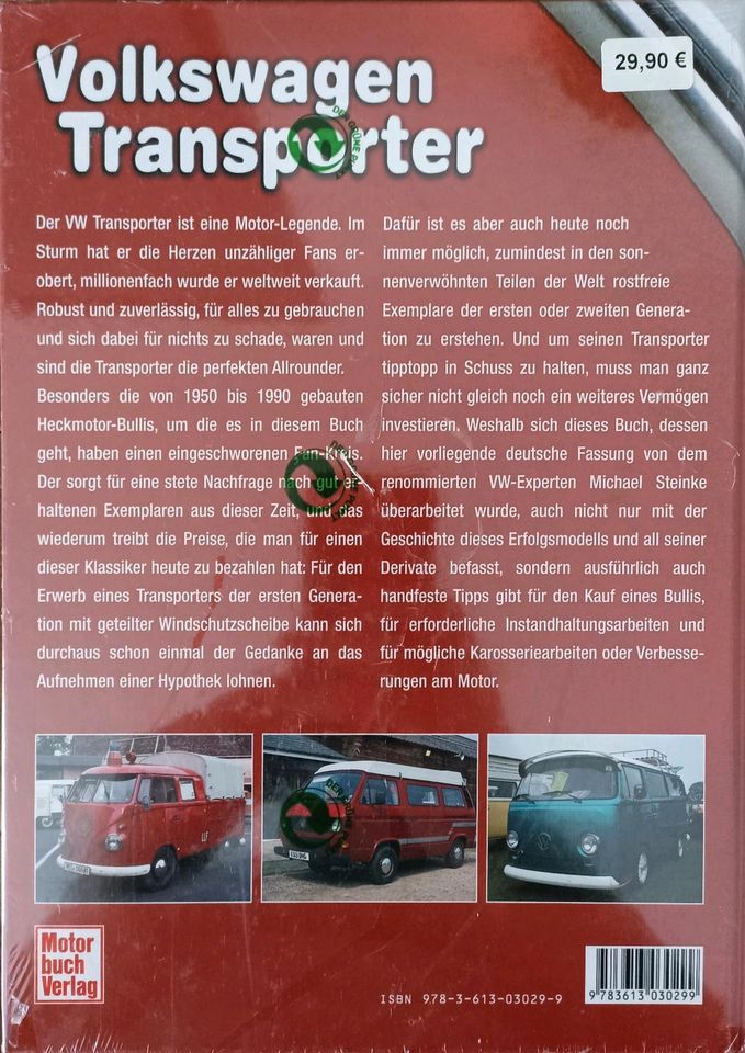 VW Bulli Transport Buch in Körle