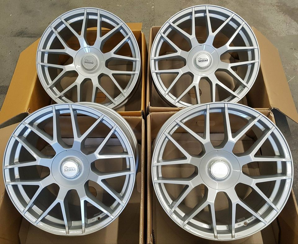 4x NEUE MAM GT1 Felgen 8x18 ET45 18Zoll 5x114,3 Honda Kia Hyundai in Krostitz