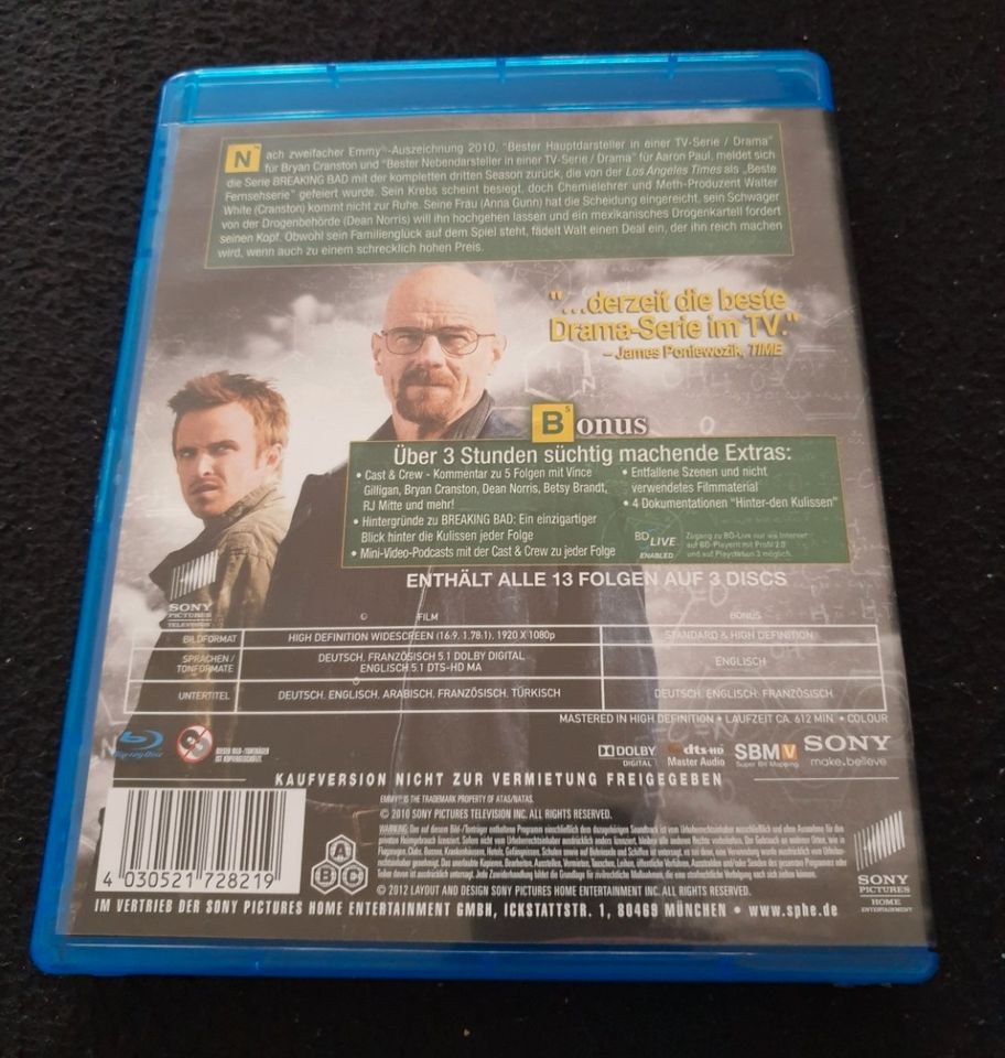 Blu-Ray - Breaking Bad Die komplette dritte Season in München