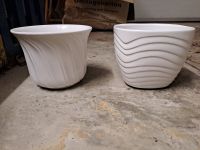 Übertöpfe Keramik weiß 3 Stück Höhe zwischen 13 und 14 cm Hessen - Morschen Vorschau