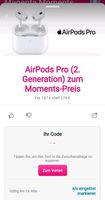Apple AirPods Pro (2.Generaton) für 197€ - Telekom Moments Code Bonn - Beuel Vorschau