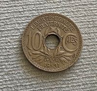 Frankreich 10 Centimes 1931 Lochgeld Leipzig - Leipzig, Zentrum-Nord Vorschau