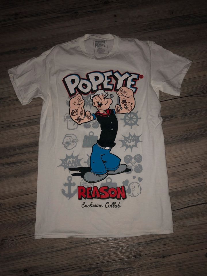 Reason T-Shirt Popeye Gr.S Herren Shirt in Eigenrieden