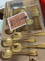 Olympia Besteck Set hartvergoldet 23/24 Karat Solingen Germany Niedersachsen - Wietze Vorschau