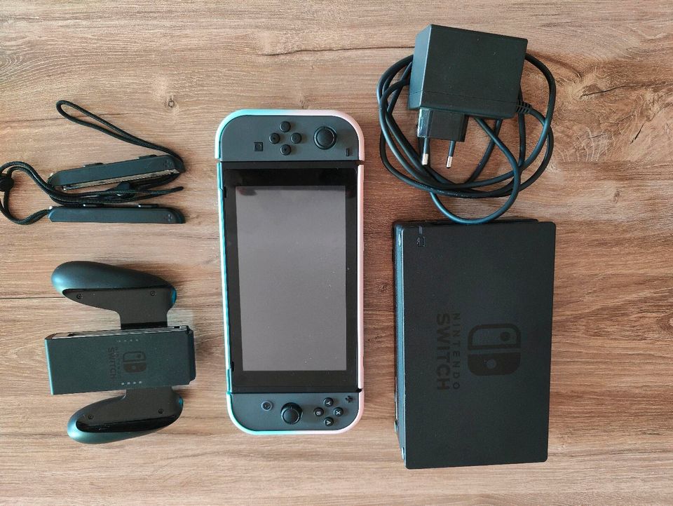 Nintendo Switch - grau in Originalverpackung mit 3 Spielen in Rieden b Kaufbeuren